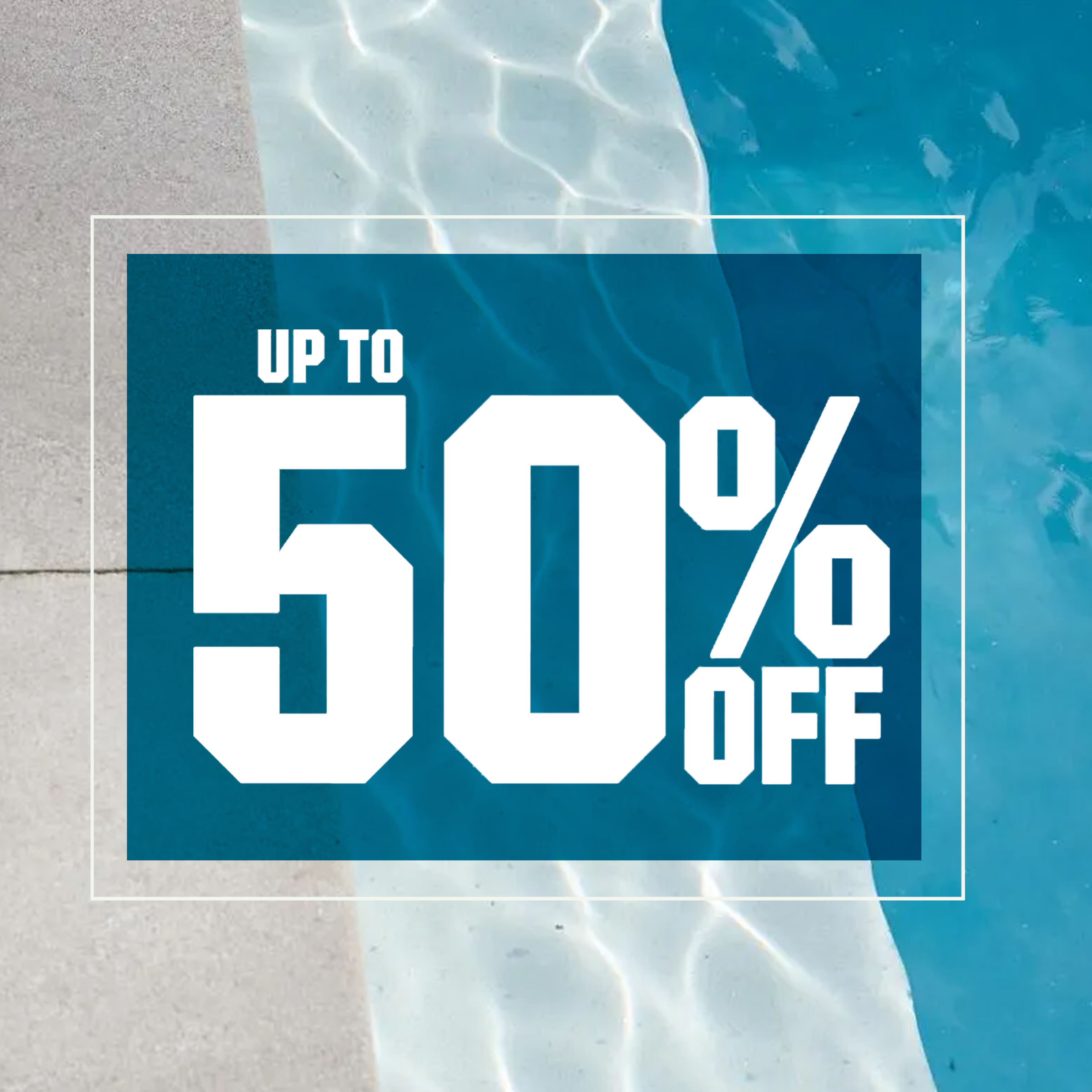  Up to 50% off.