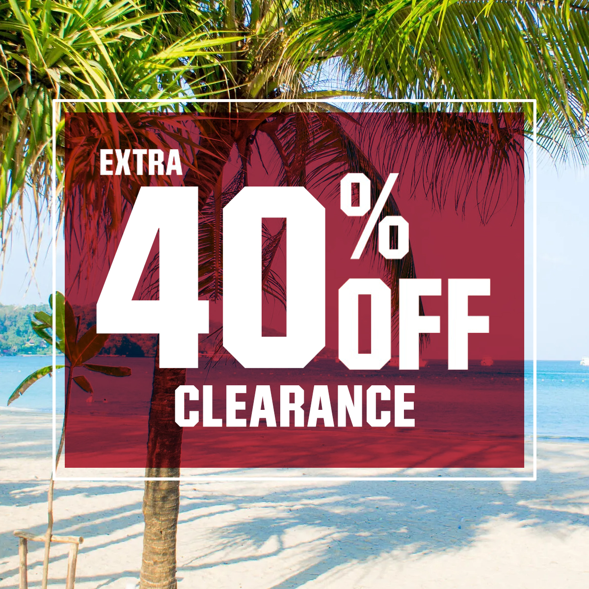  Extra 40% off.