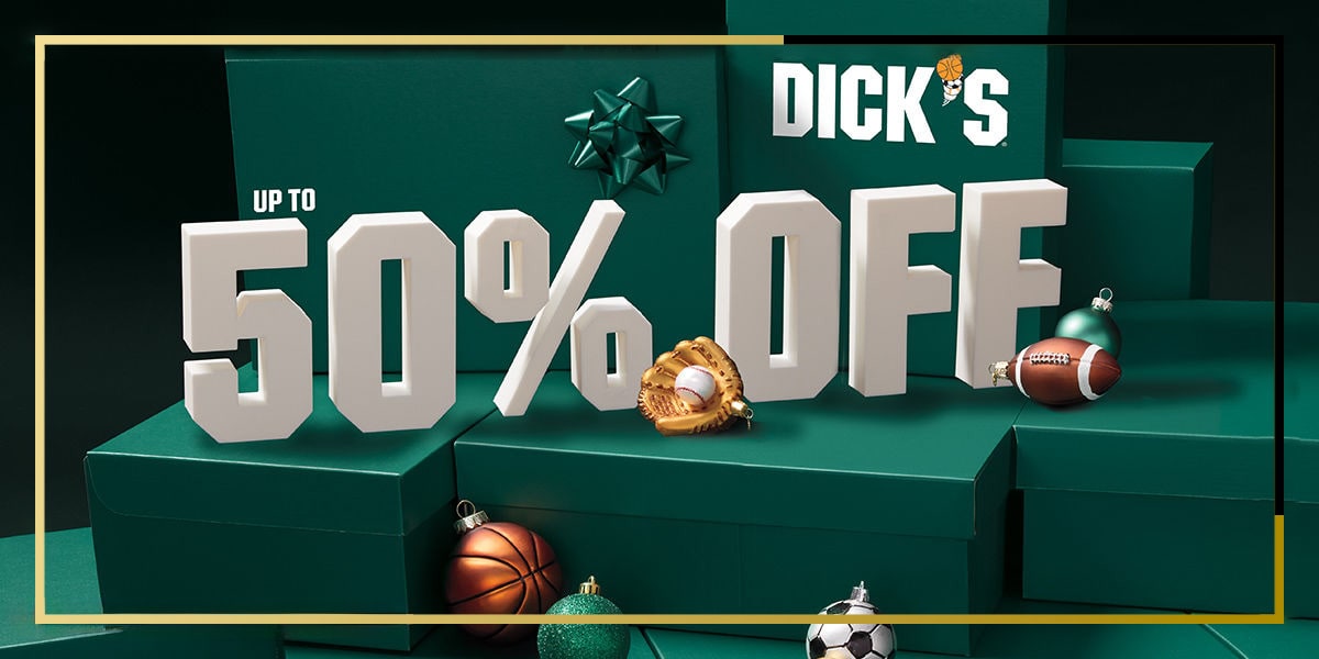  DICK'S. Up to 50% off.