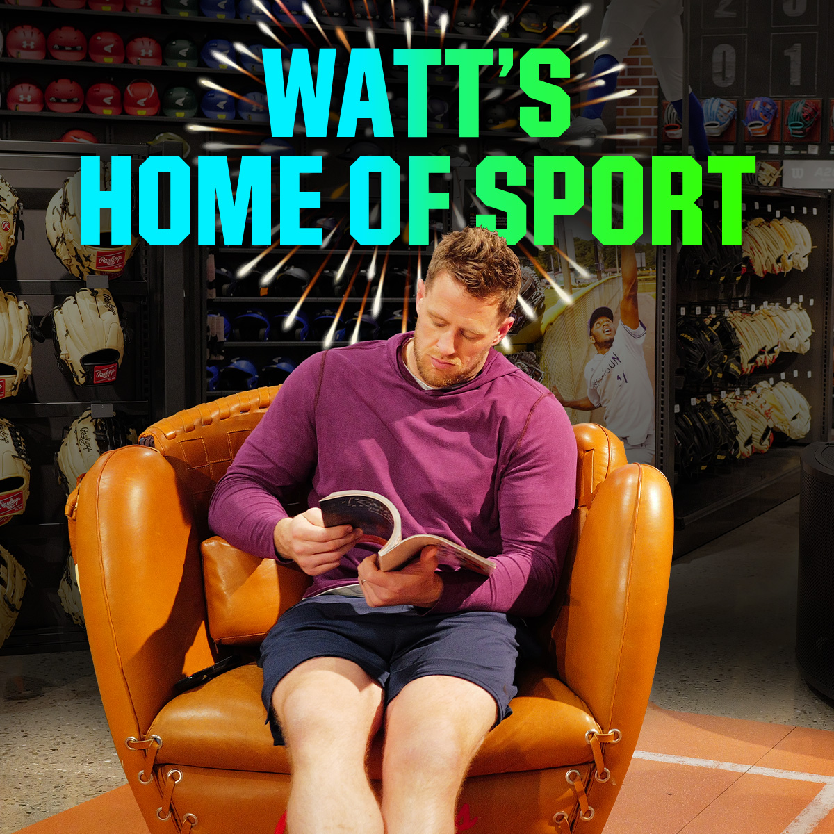  Watt's home of sport.