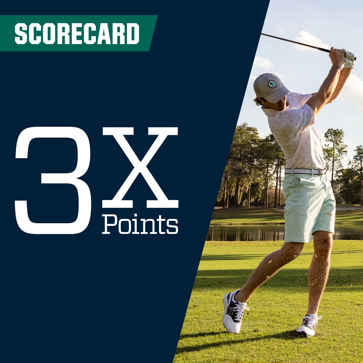  ScoreCard. 3x points.