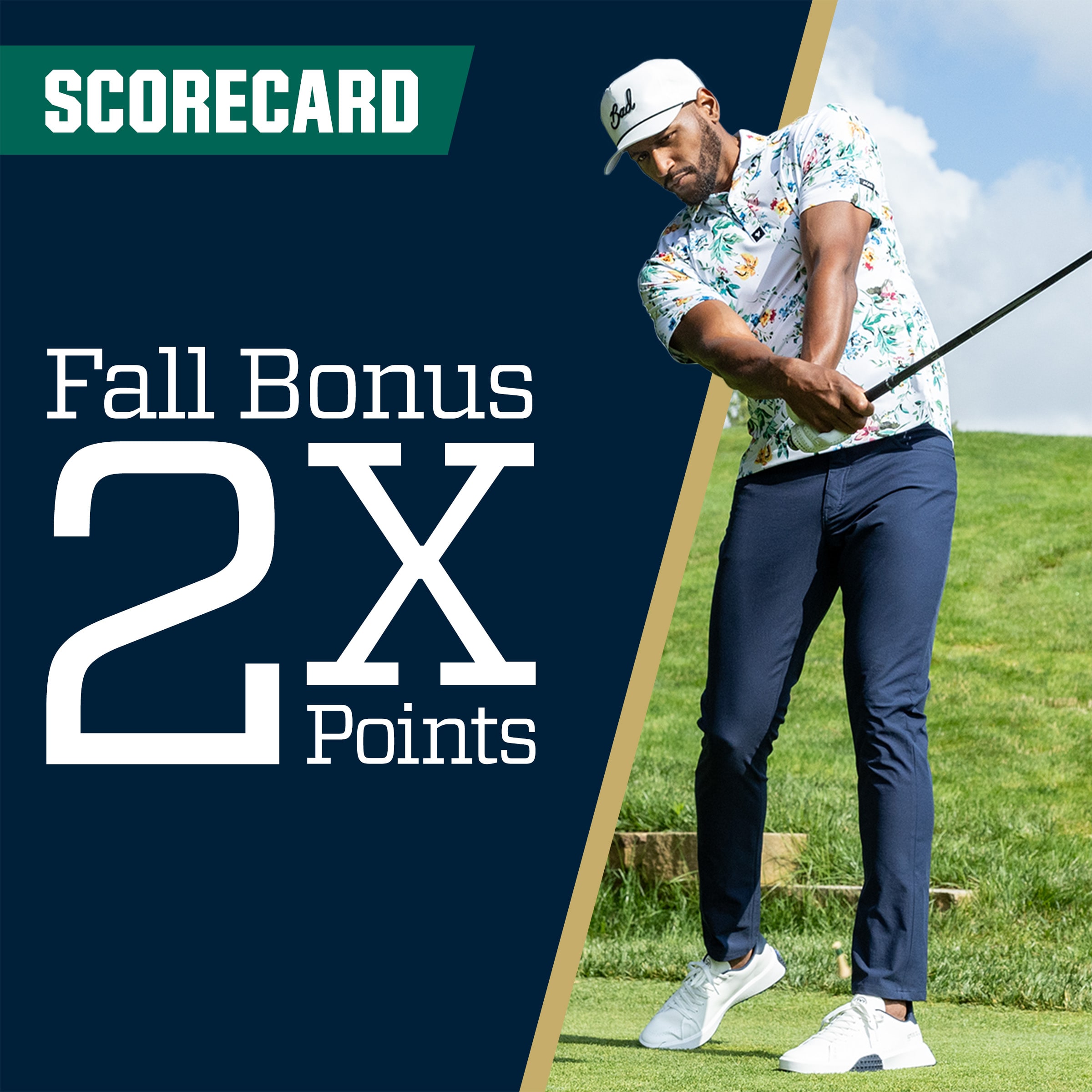  ScoreCard. Fall Bonus 2x points.