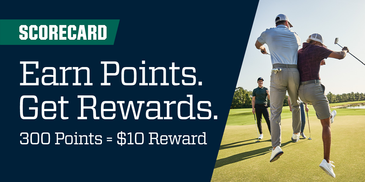 ScoreCard. Earn points. Get rewards. 300 points = $10 reward.