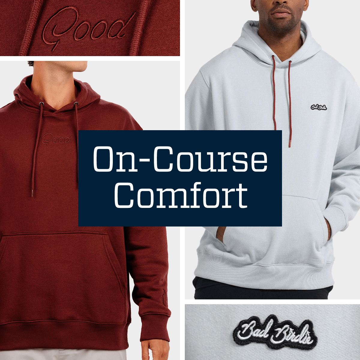  On-course comfort.