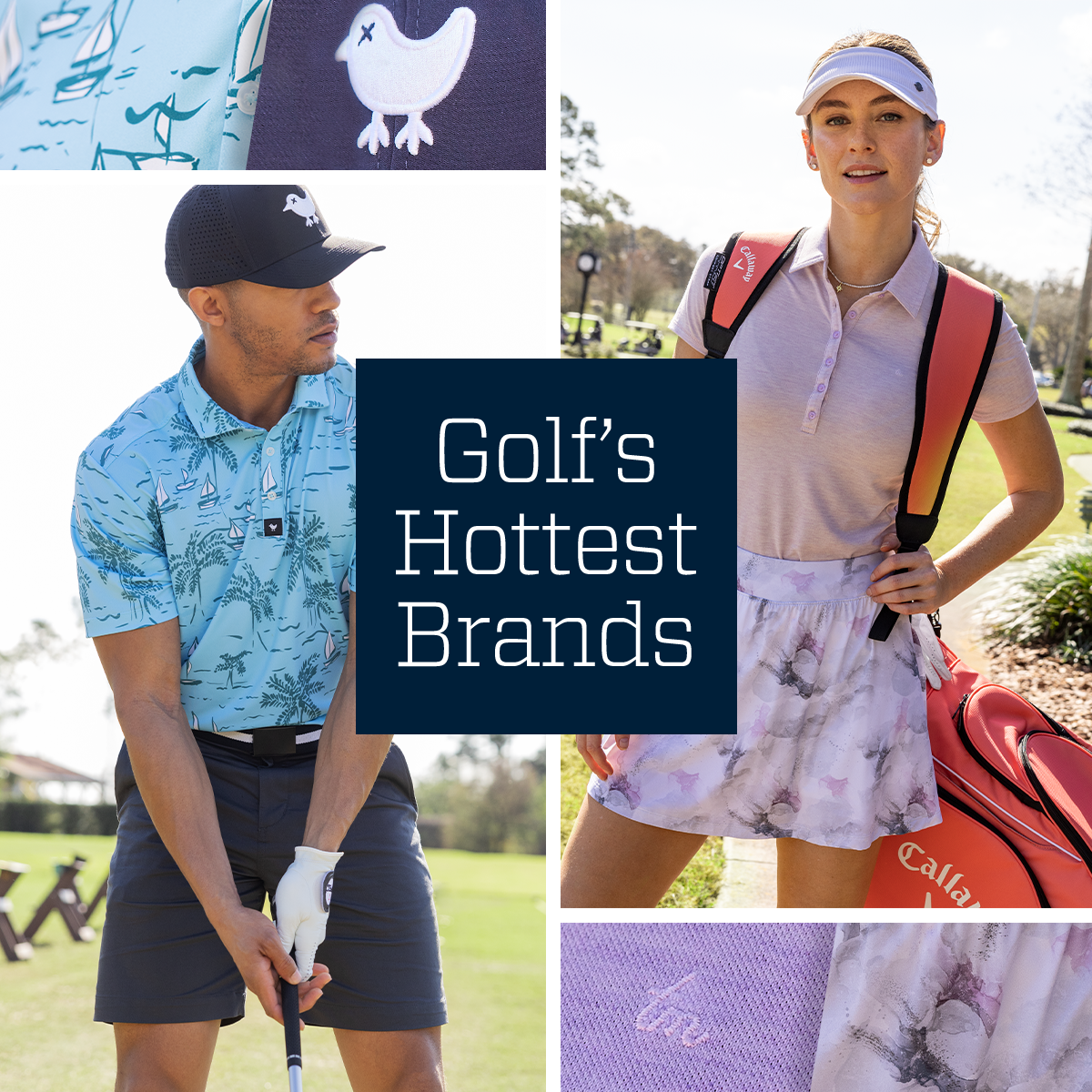  Golf's hottest brands.