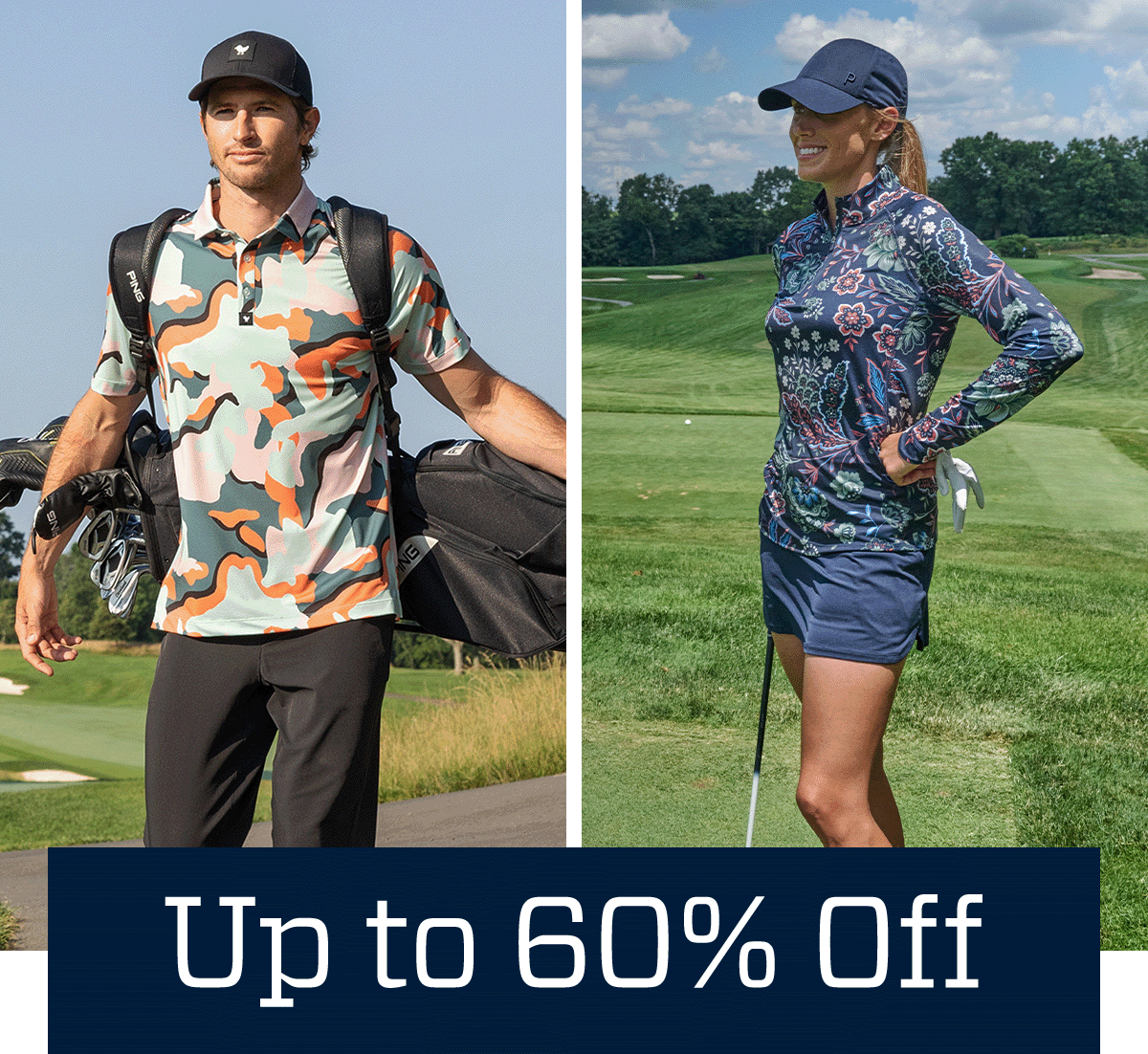  Up to 60% off.