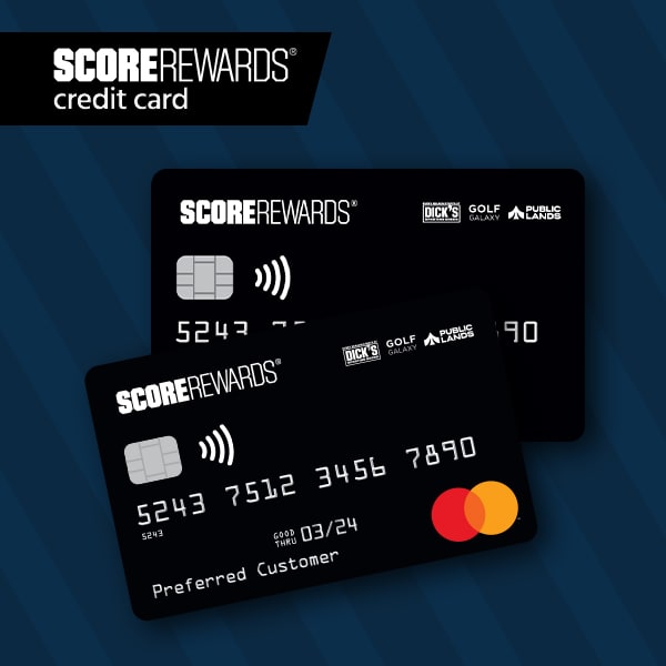  ScoreRewards. Credit card.