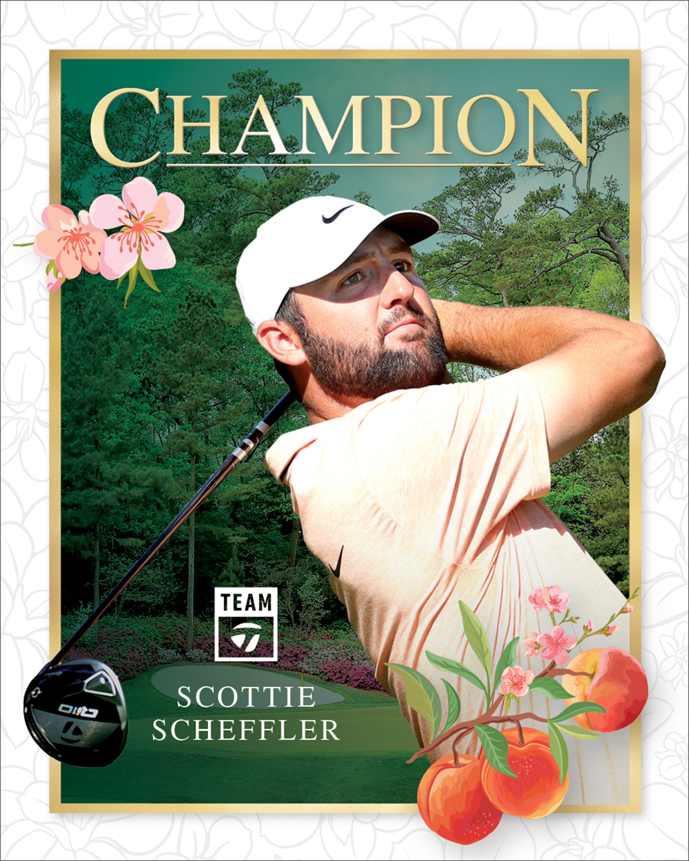  Champion. Scottie Scheffler.