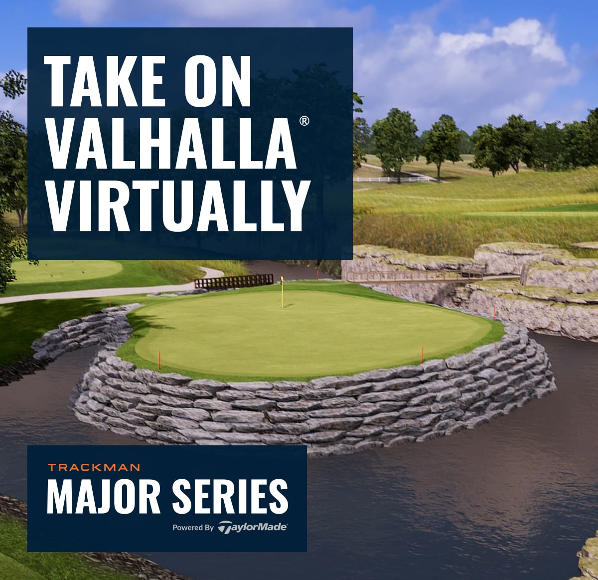  Take on Valhalla virtually. Trackman Major Series powered by TaylorMade.