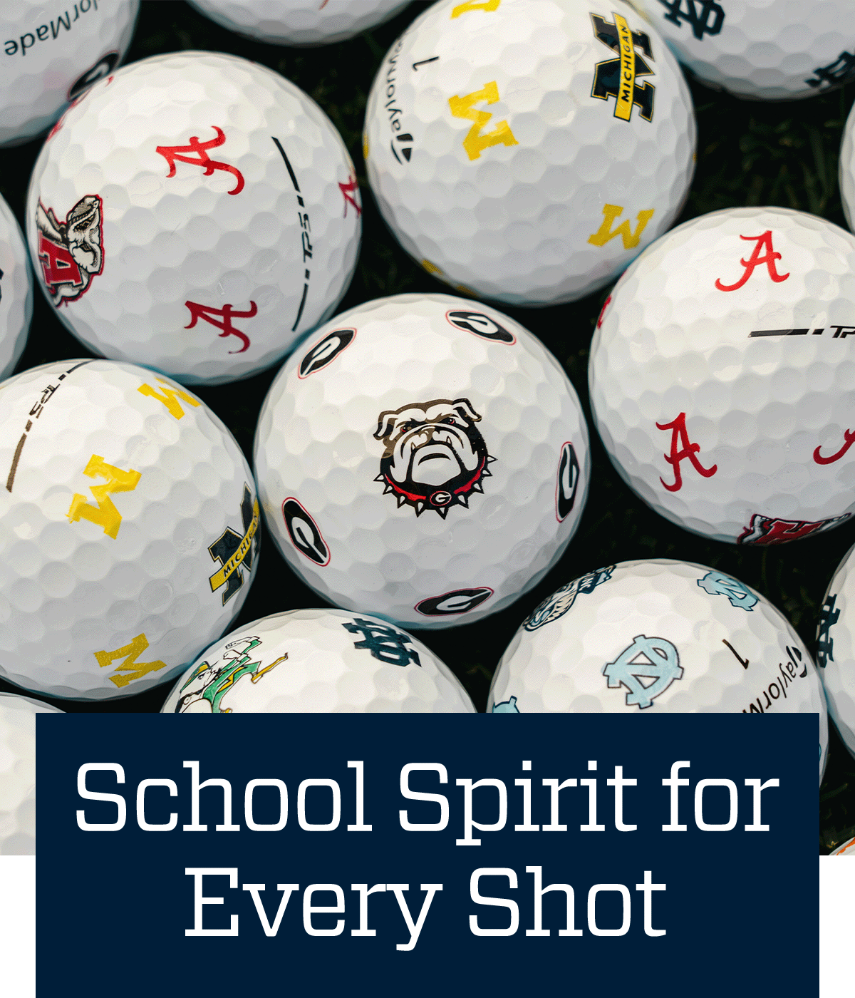  School spirit for every shot.