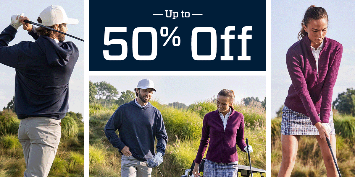  Up to 50% off.