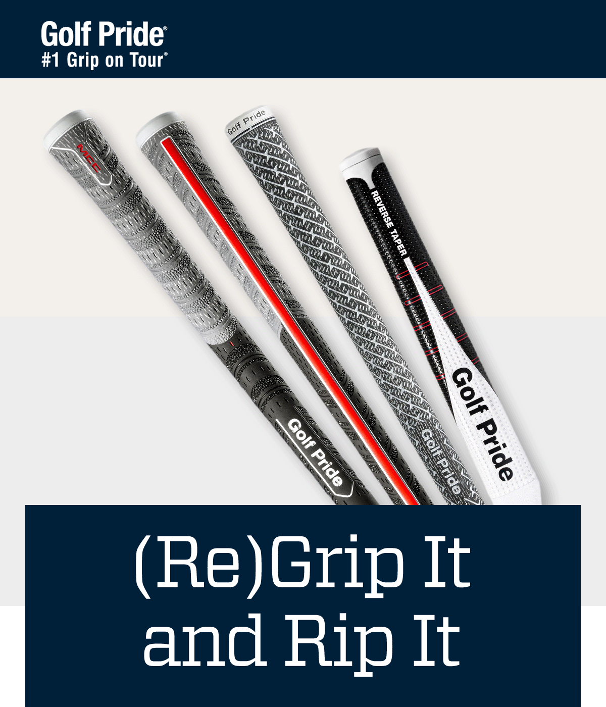 Grip Rip Golf FREE regripping on Golf Pride grips - Golf Galaxy