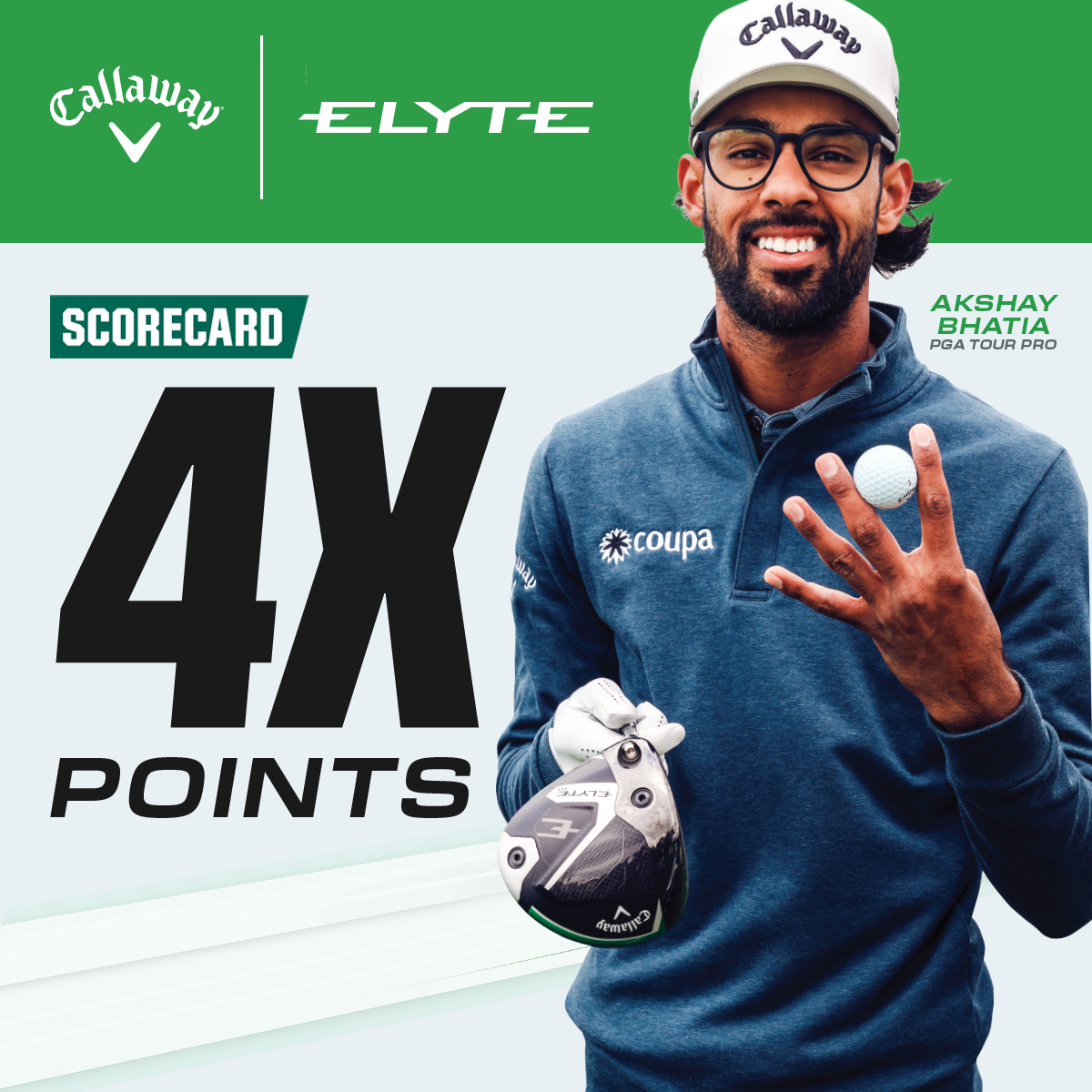  Scorecard. Akshay Bhatia. PGA Tour pro.