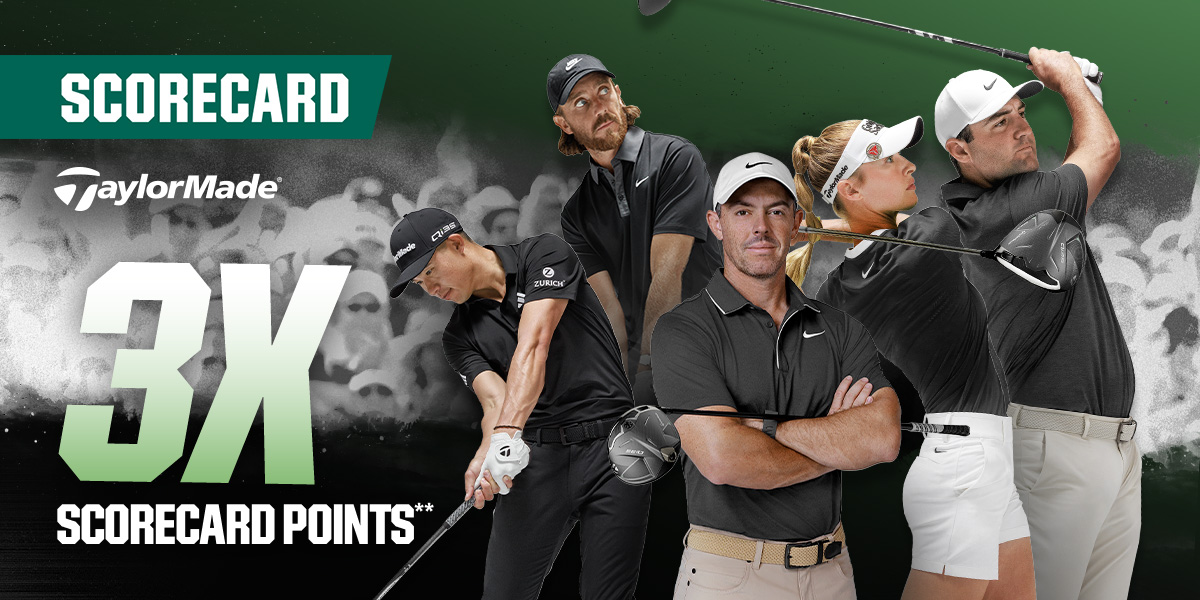  ScoreCard. TaylorMade. 3X ScoreCard Points.