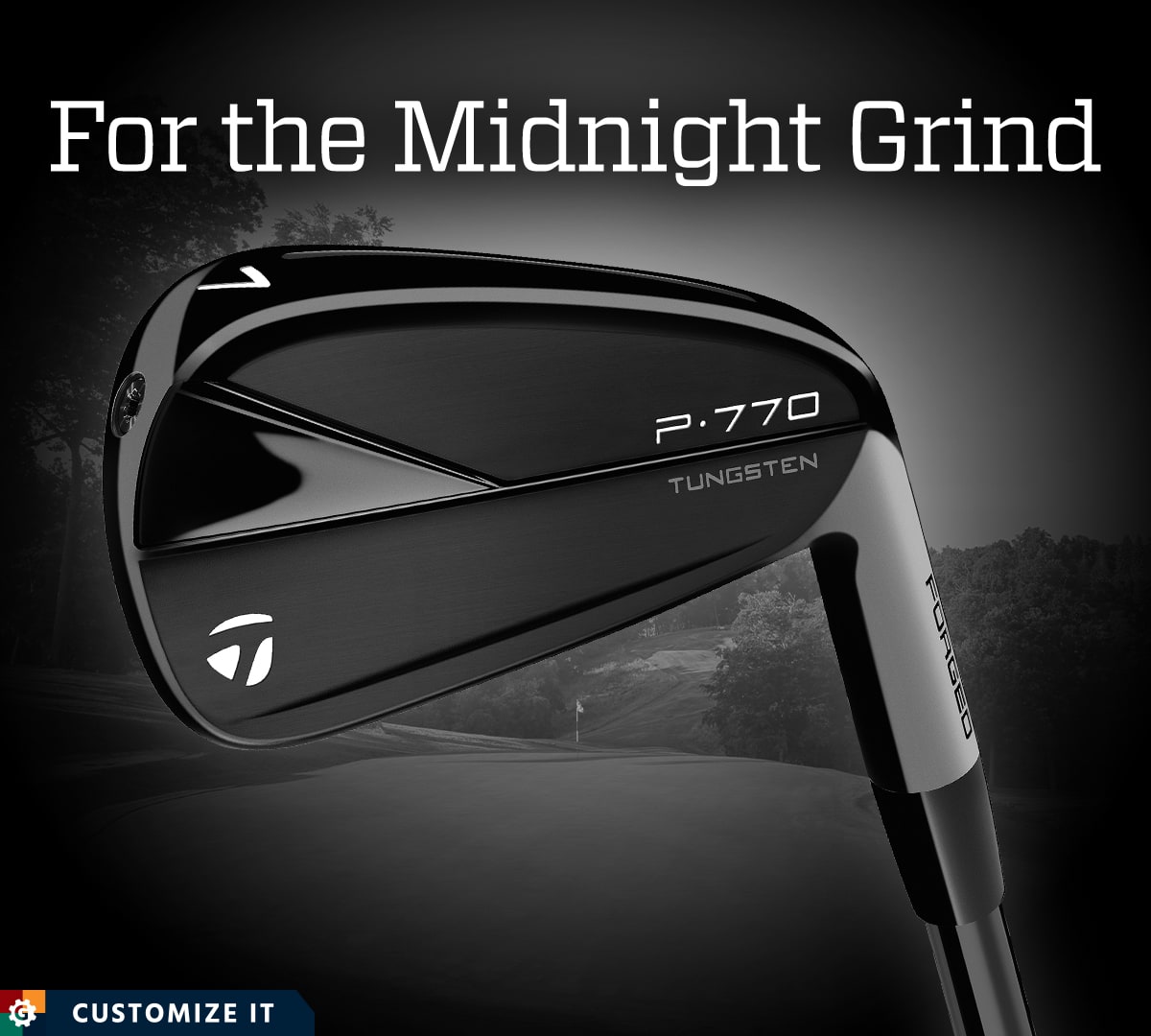  For the midnight grind. Customize it.
