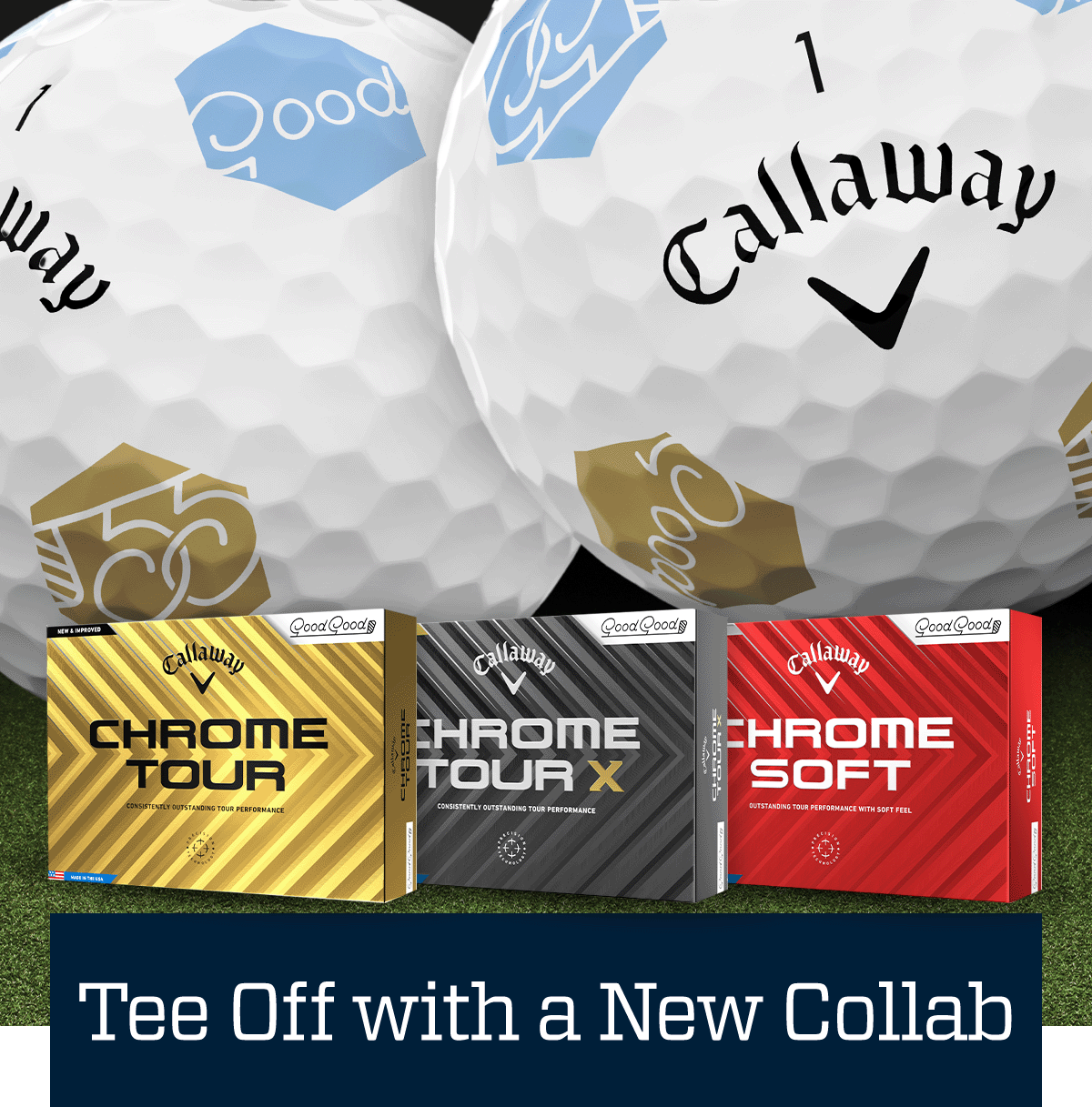  Tee off with a new collab.