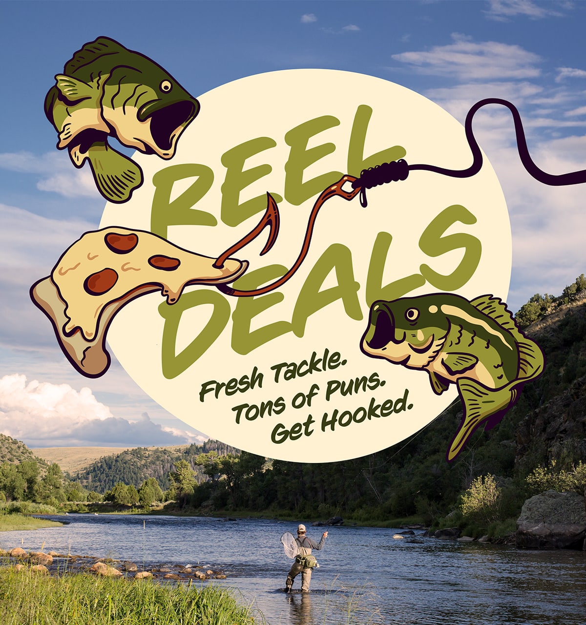 We have fishing gear now. And it's up to 30% off. - Moose Jaw