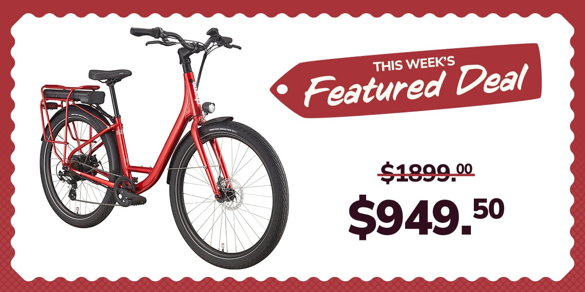  This week’s featured deal. Was $1899.00. Now $949.50