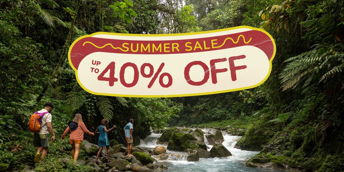  Summer sale. Up to 40% off.