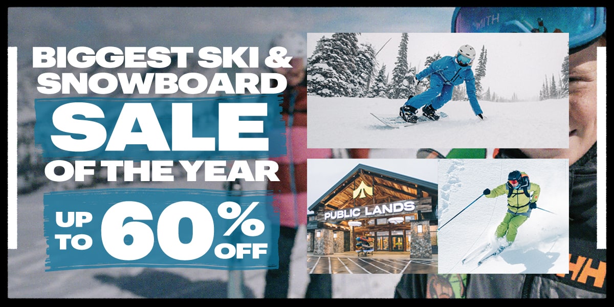  The biggest ski and snowboard sale of the year. Up to 60% off.