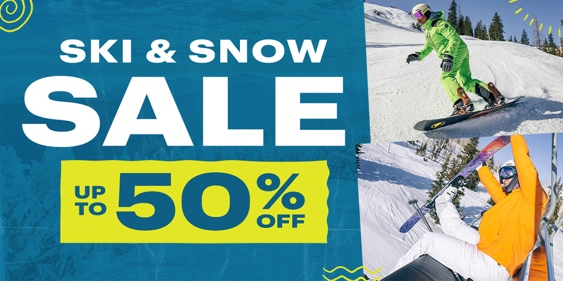  Ski & snow sale. Up to 50% off. 