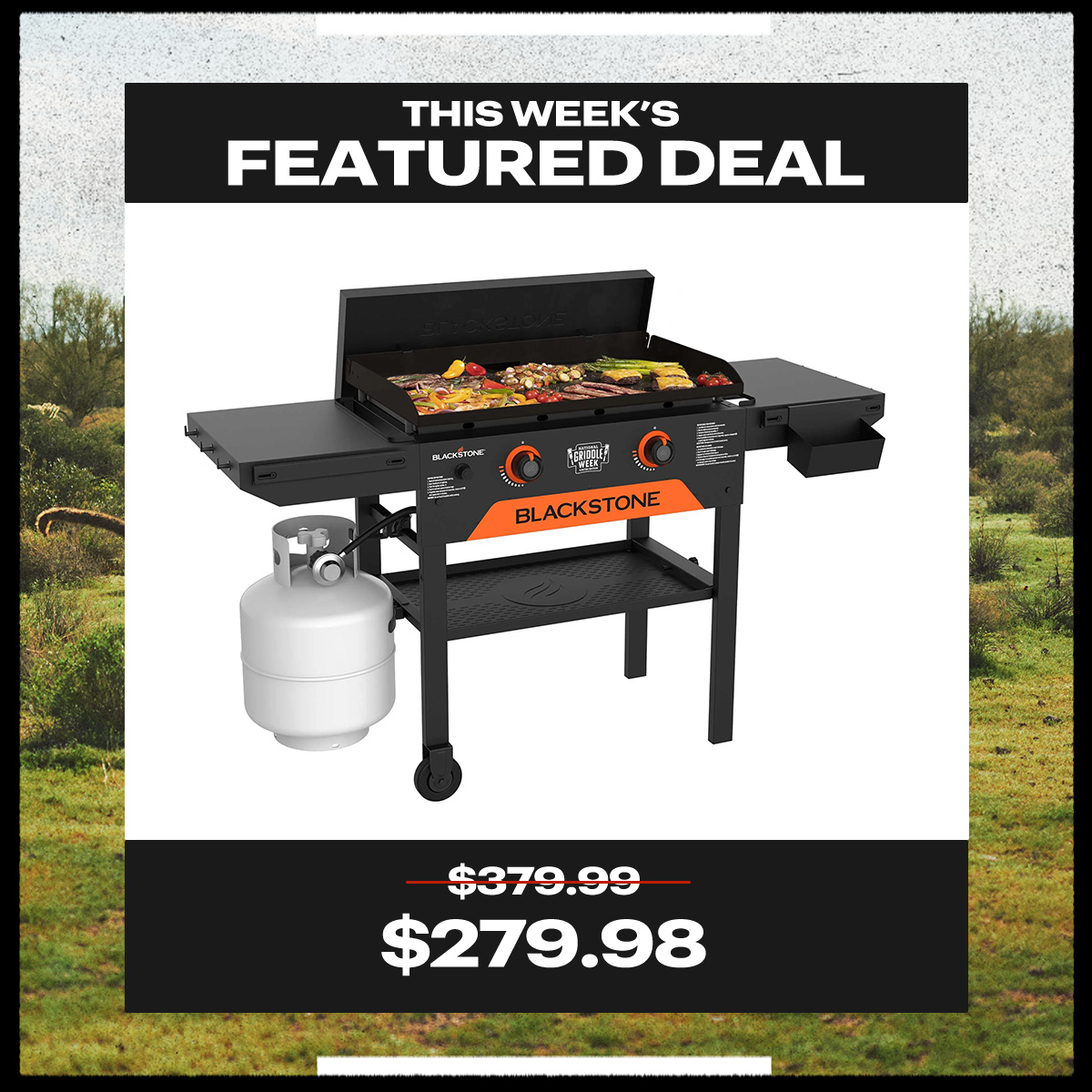  This week's featured deal. Was $379.99. Now $279.98.