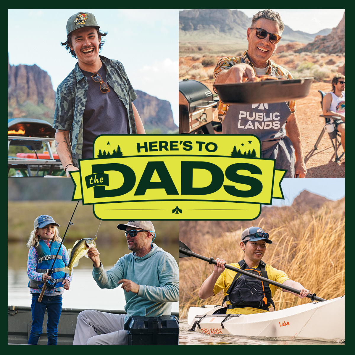 Here's to the Dads.