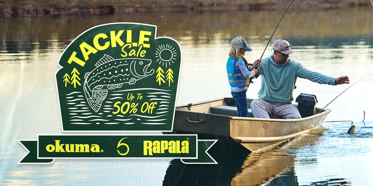 Tackle Sale. Up to 50% Off.