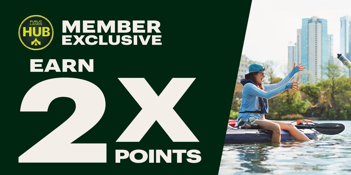  HUB member exclusive. Earn 2x points.