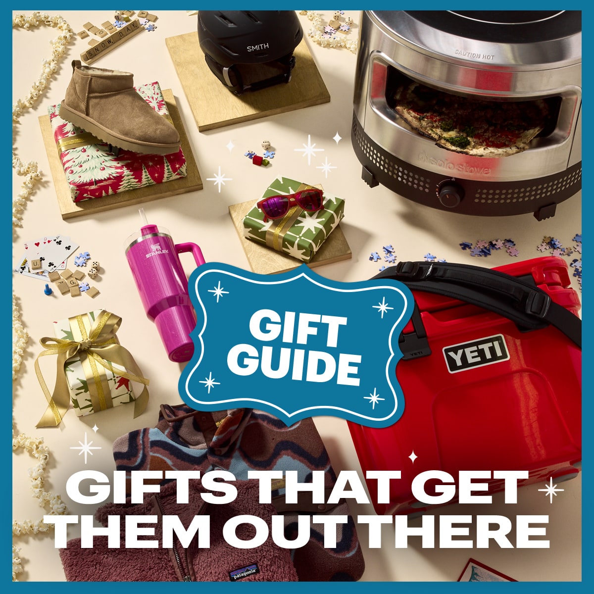  Gifts that get them out there. Gift guide.