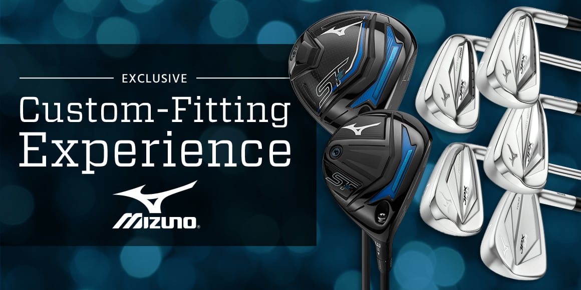 Exclusive Mizuno Custom-Fitting Experience.