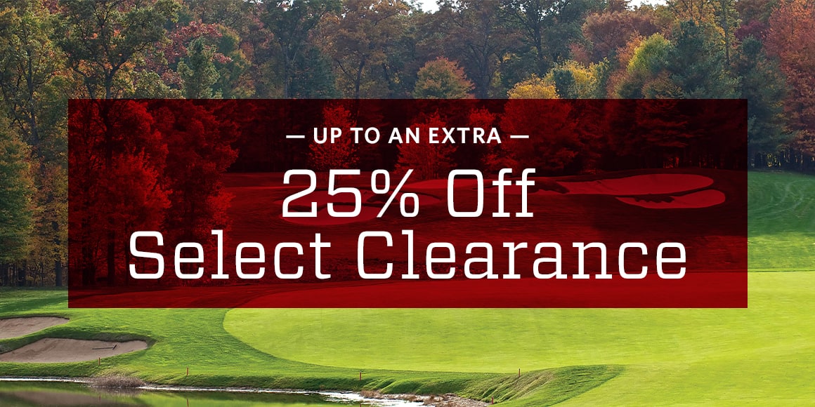 Up to an extra 25% off clearance.