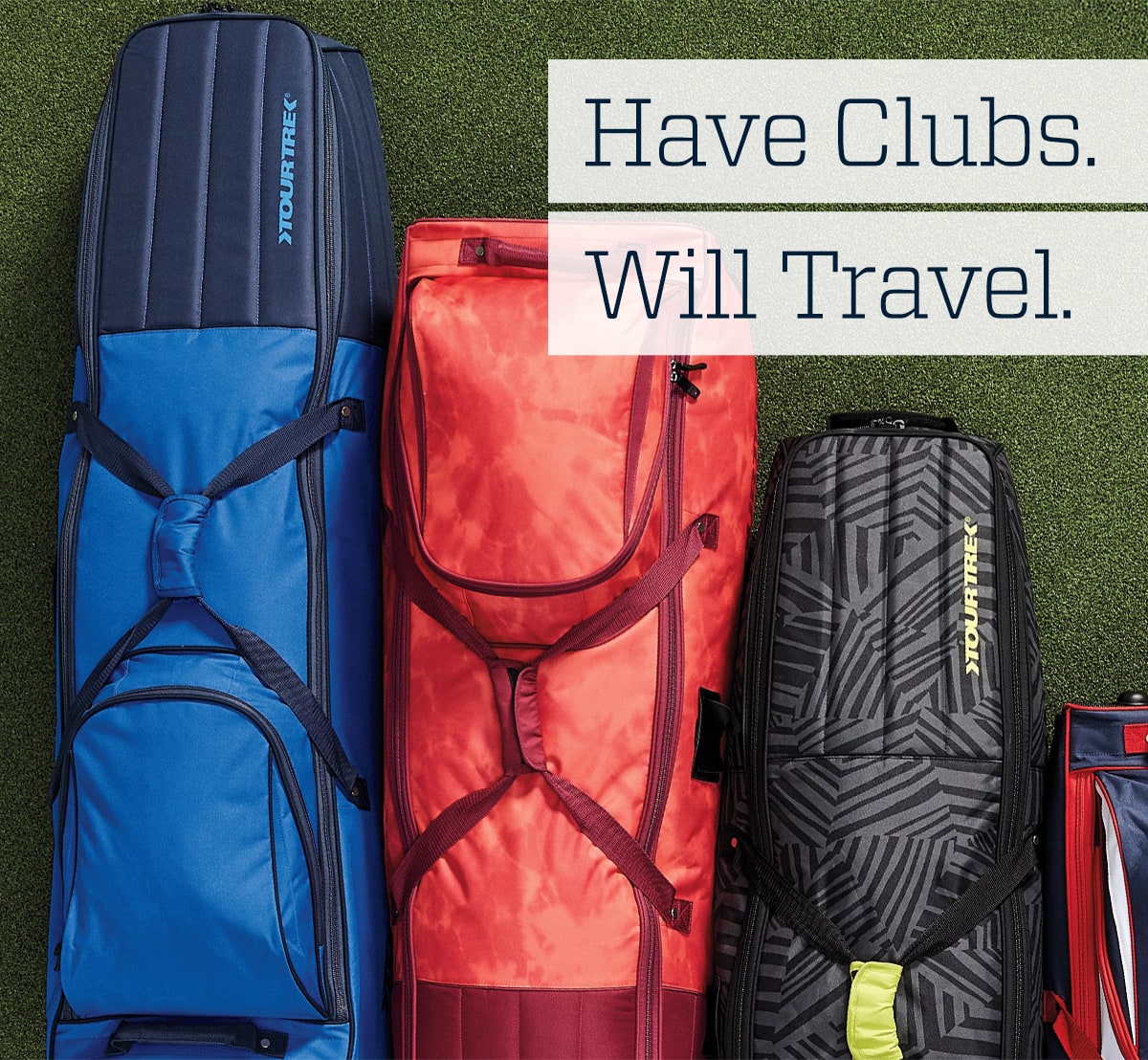 Have clubs. Will travel. 