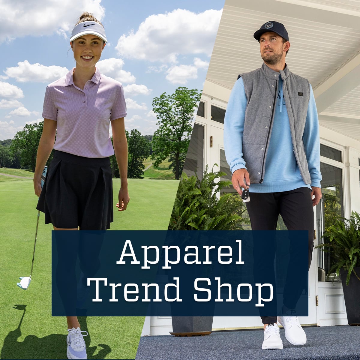 Apparel trend shop.