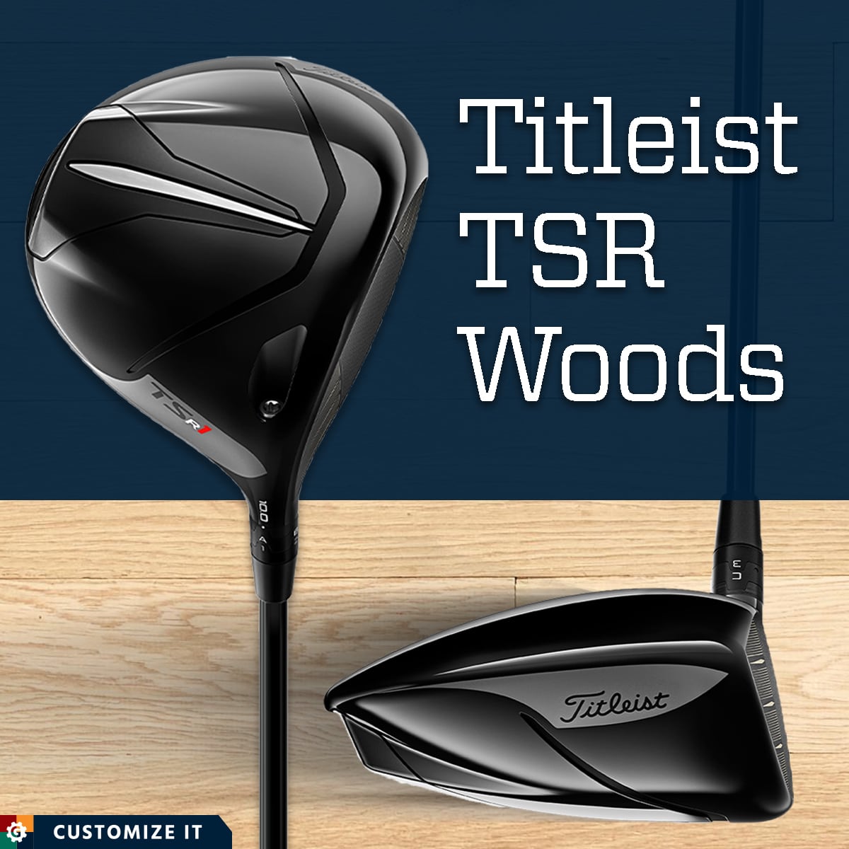 Titleist TSR Woods. Customize it.