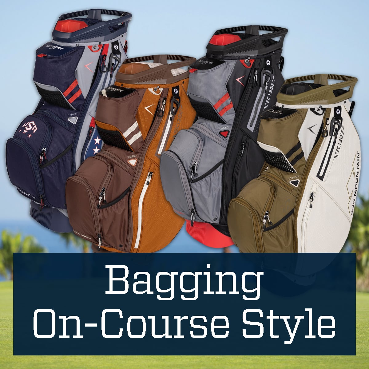 Bagging on-course style.