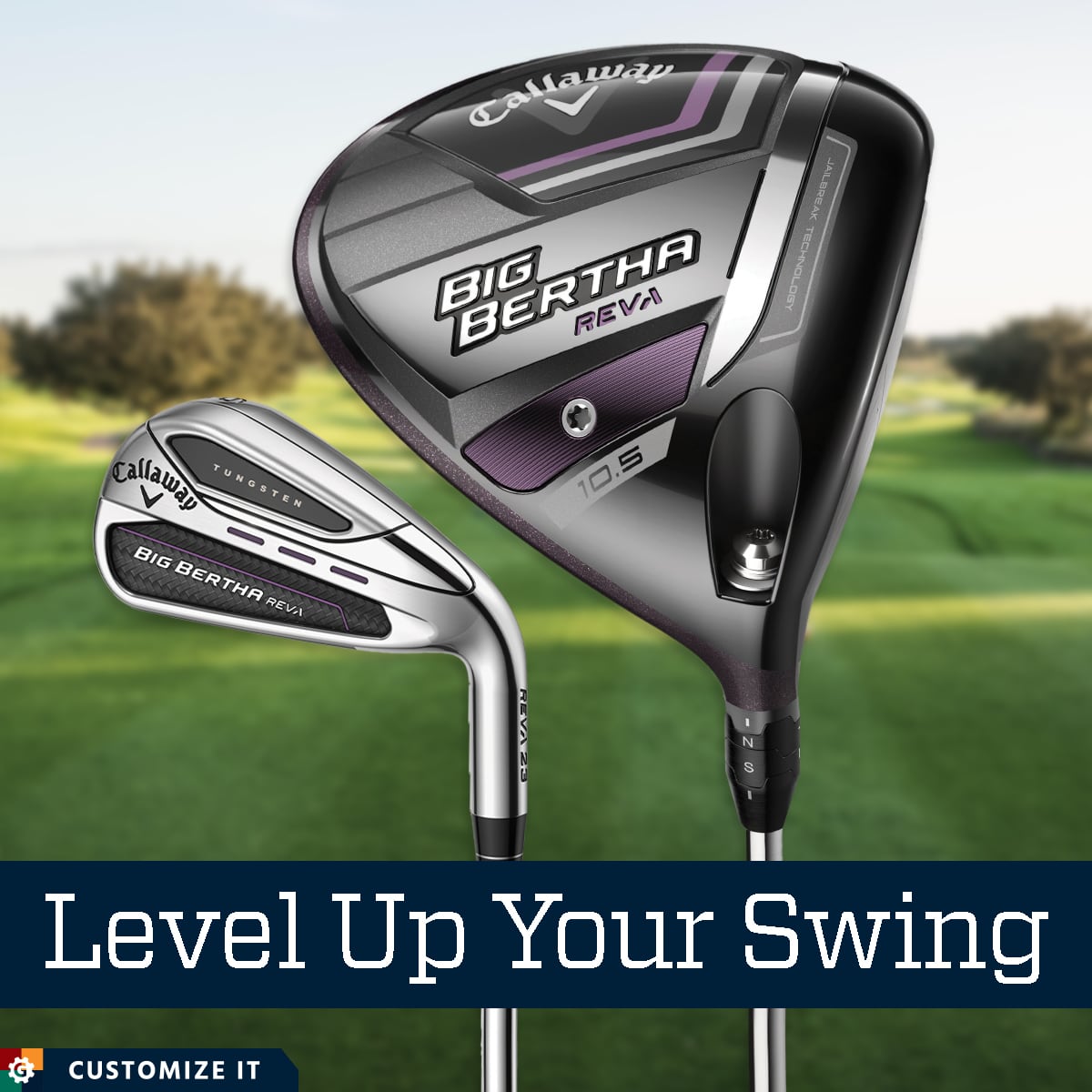 Level up your swing. Customize it.