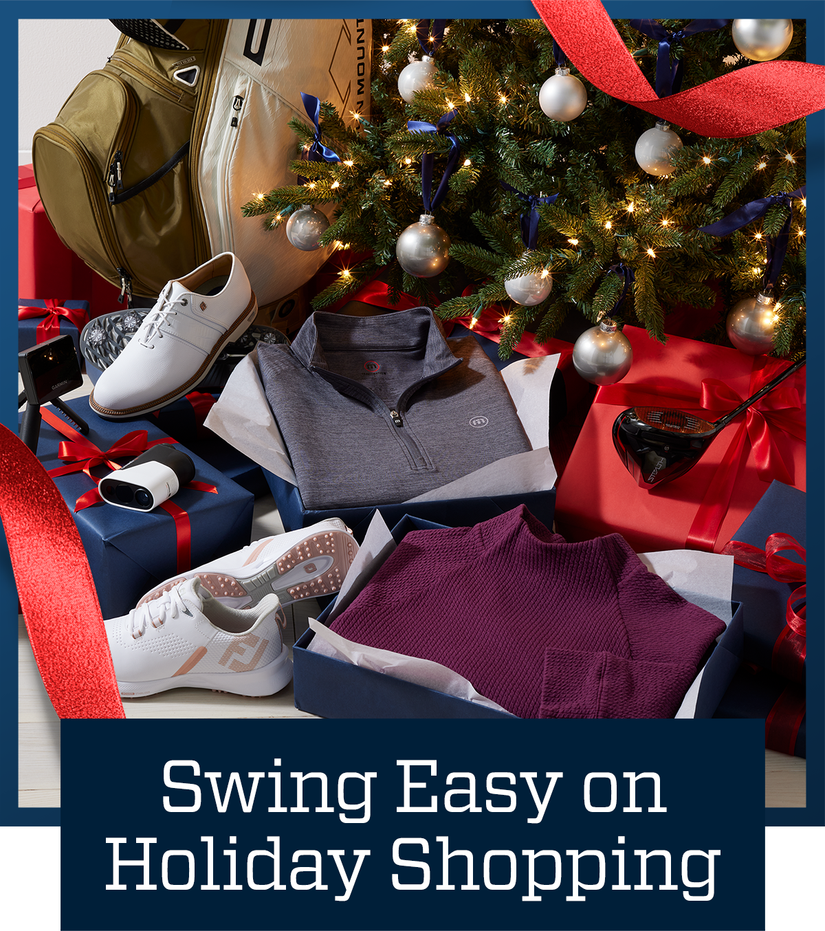 Swing easy on holiday shopping.