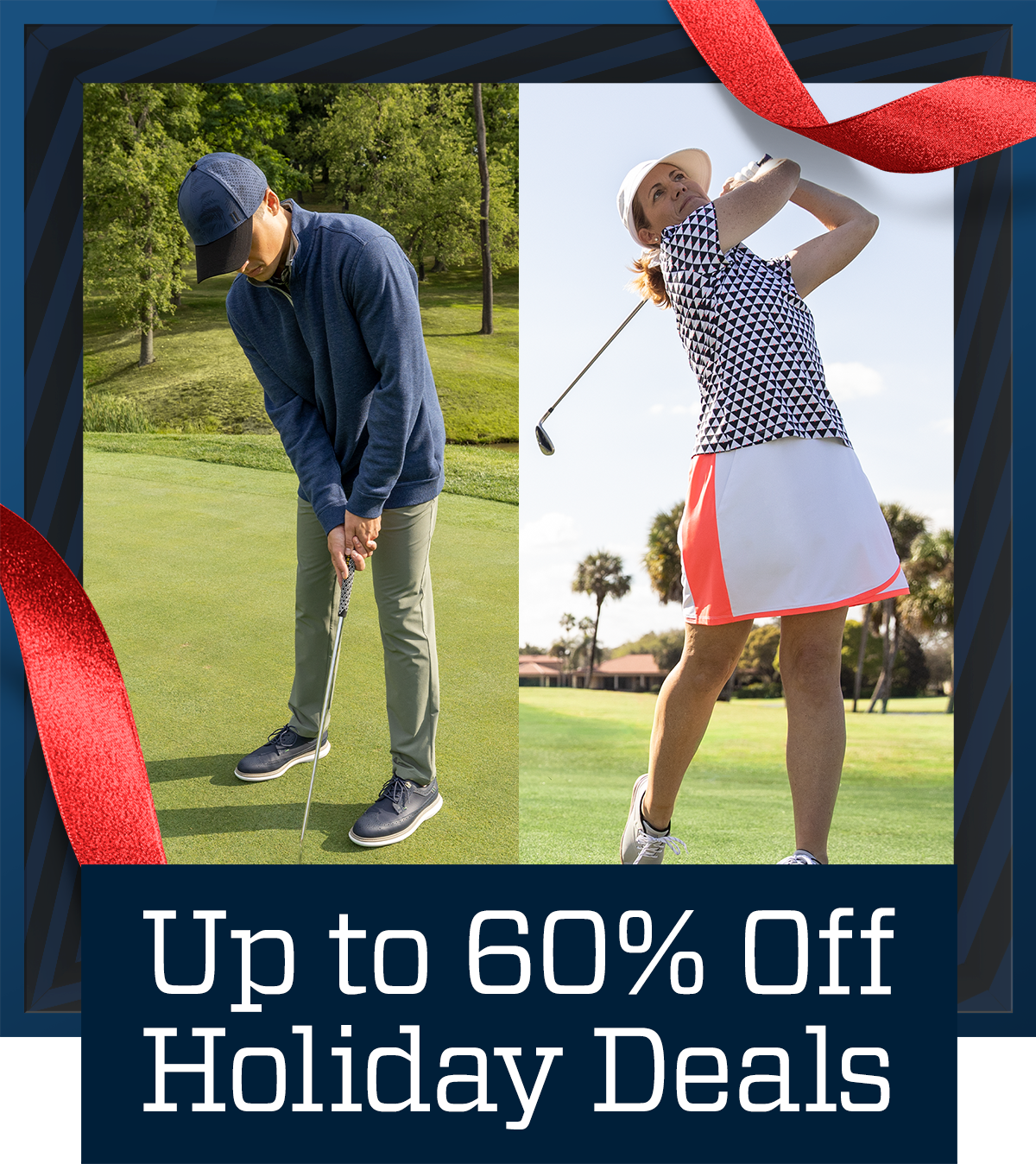 Up to 60% off holiday deals.