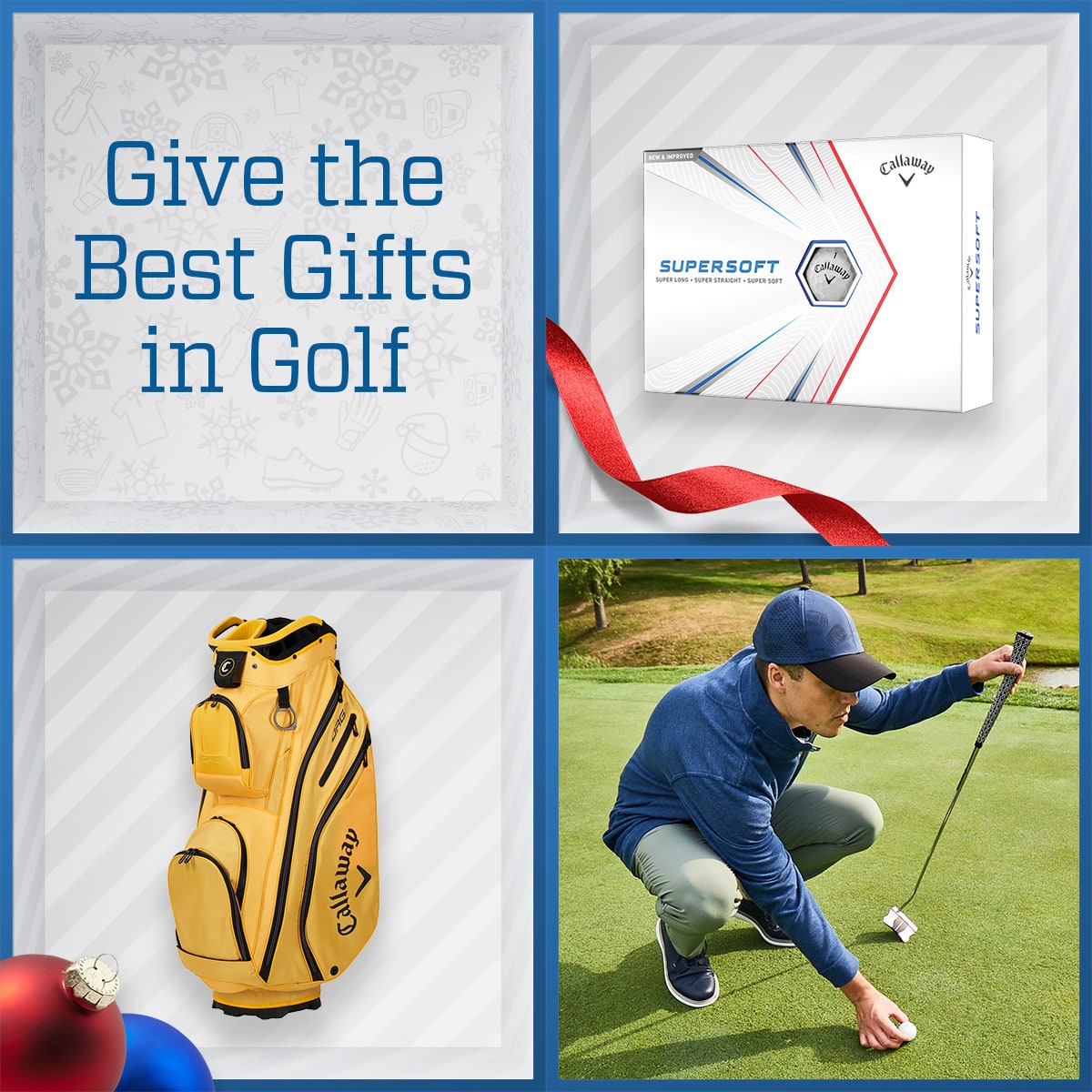 Give the best gifts in golf.