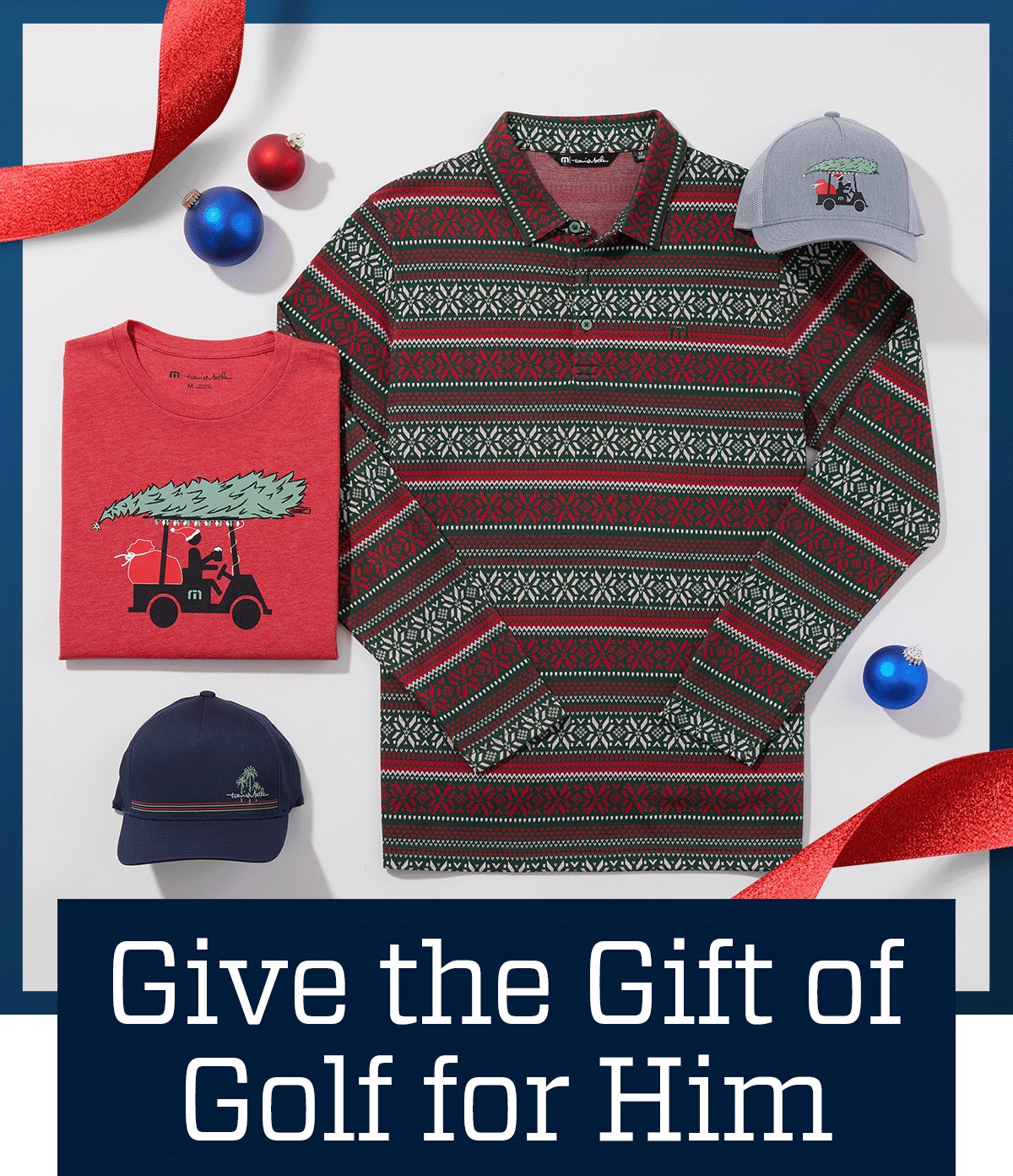 Give the gift of golf for him.