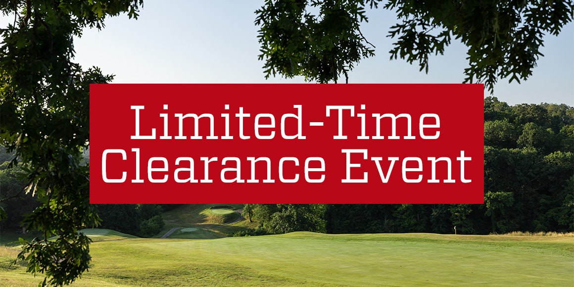 Limited-time clearance event.