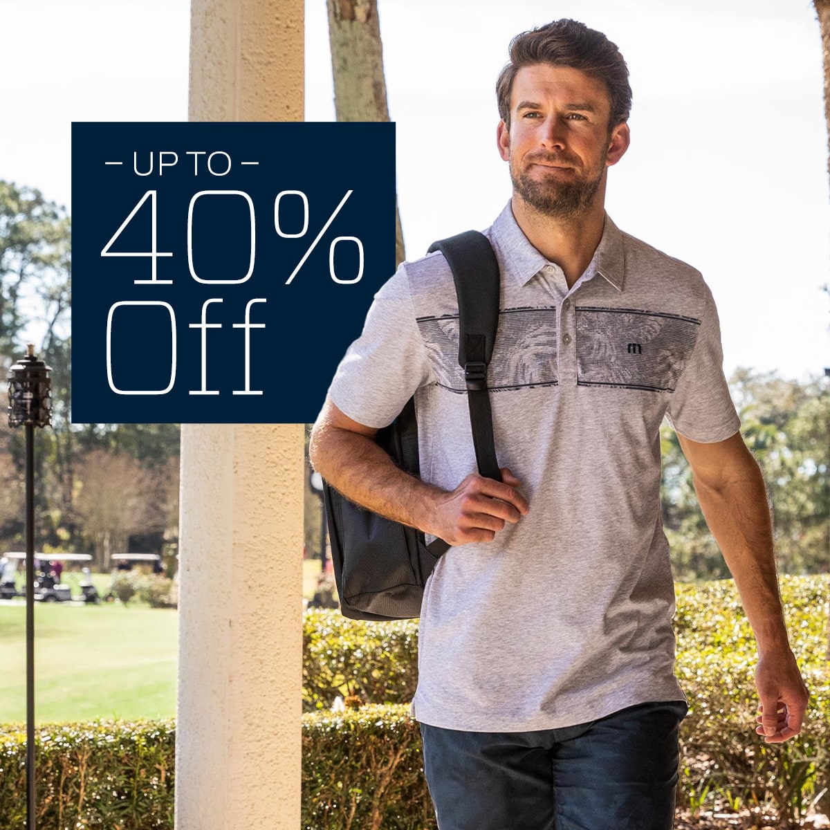 Up to 40% off.