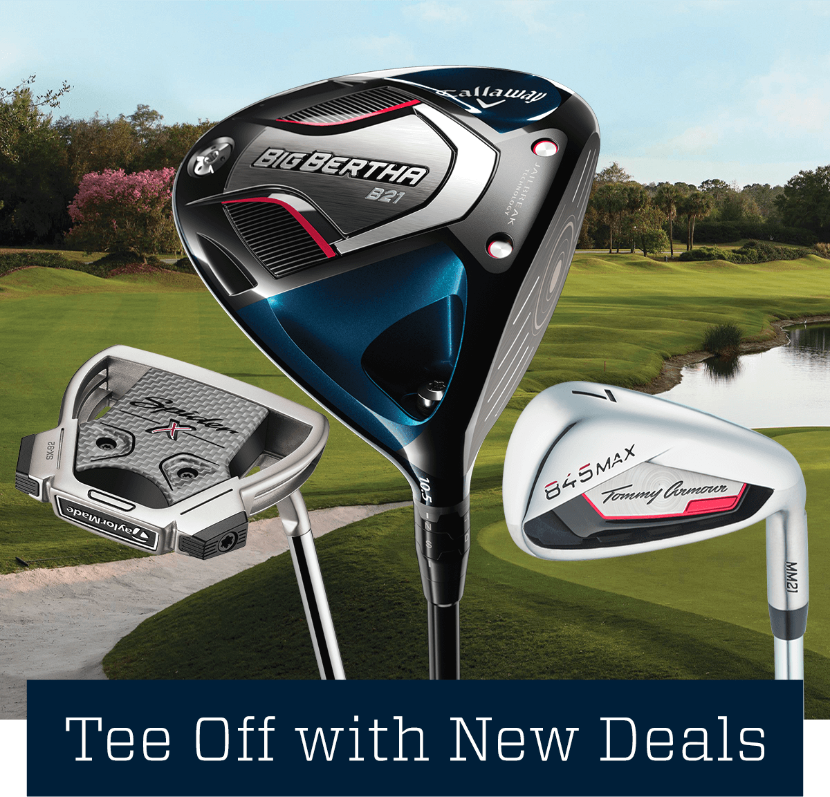 Tee off with new deals.