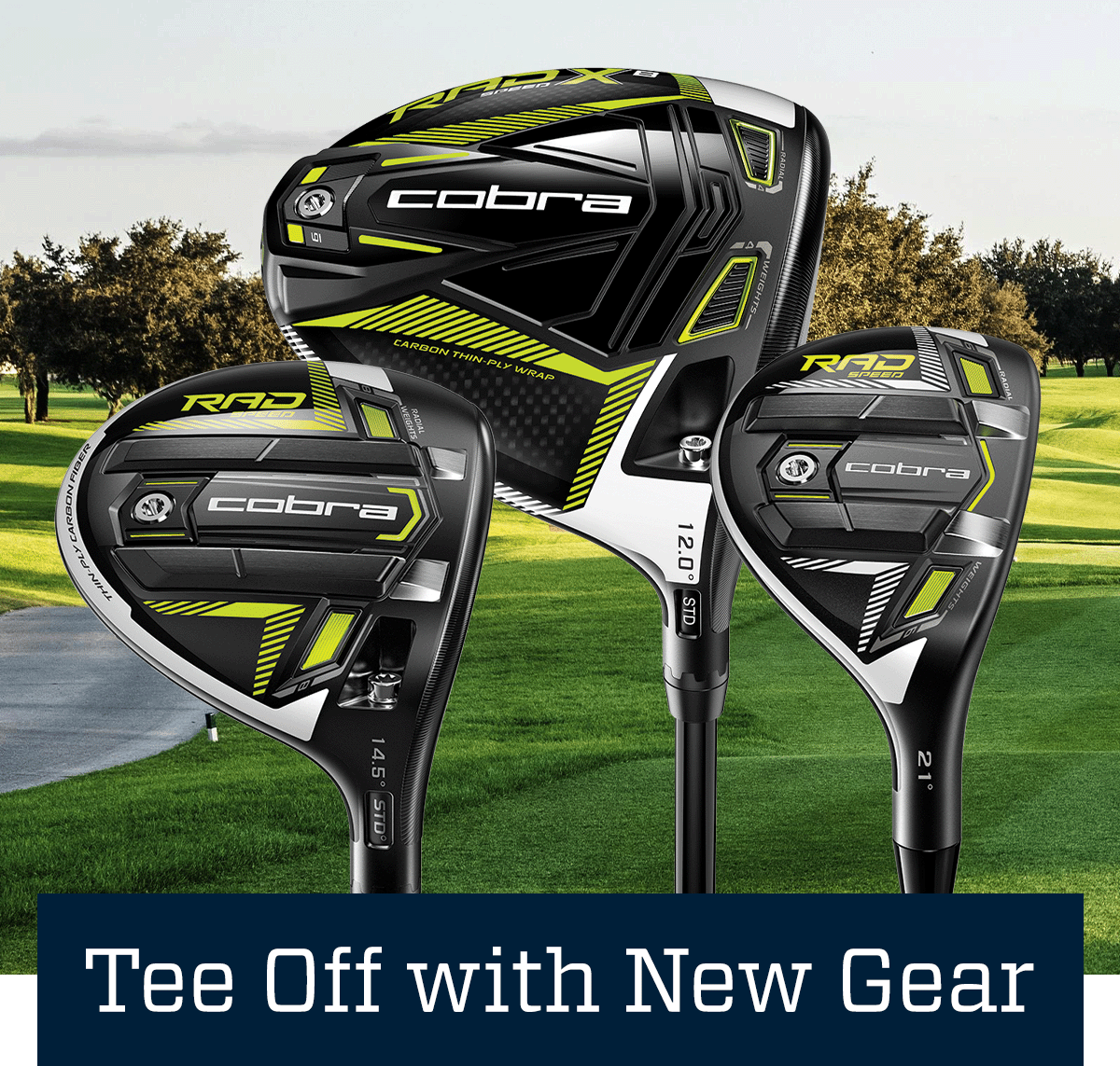 Tee off with new gear.