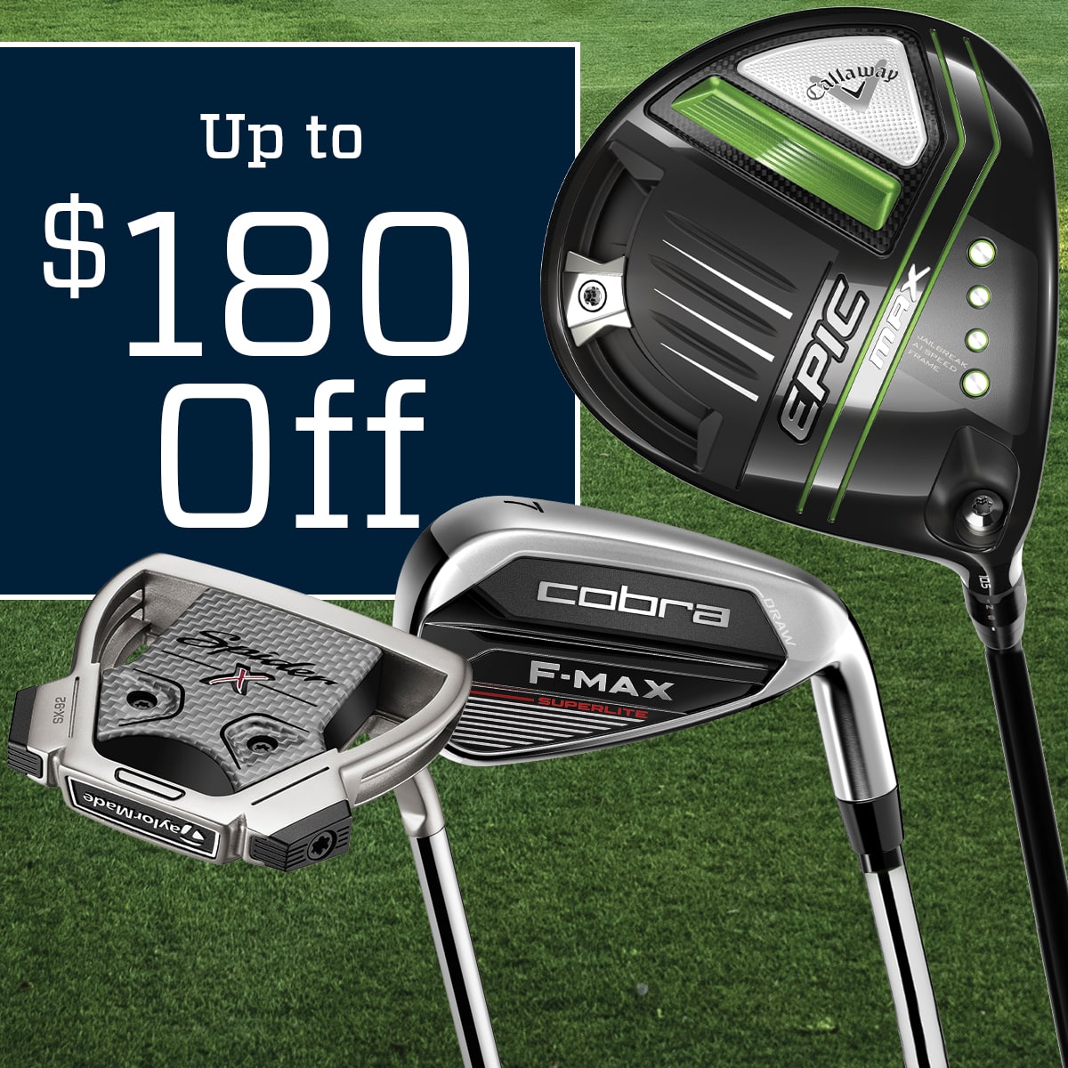 Up to $180 off.