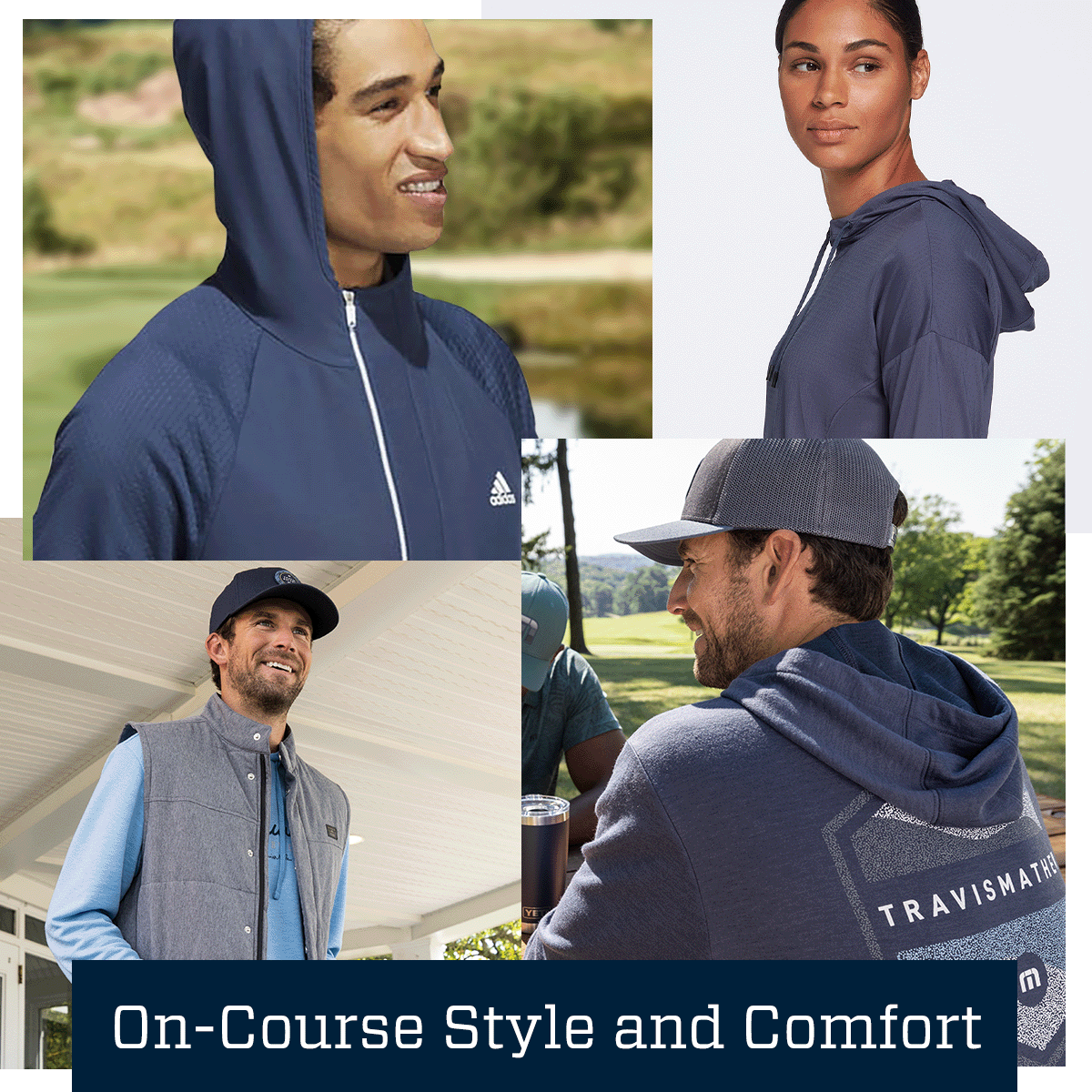 On-course style and comfort.