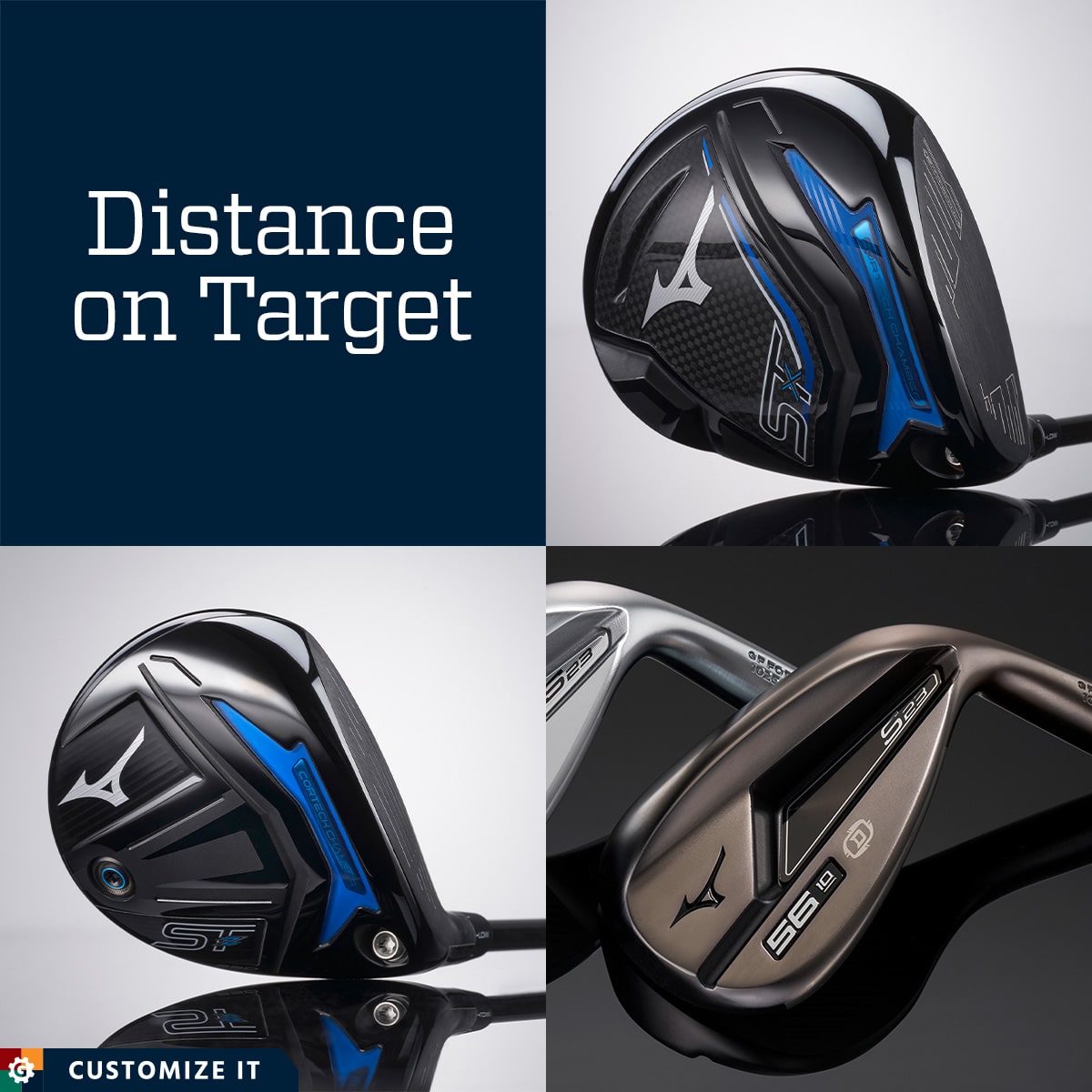 Distance on target. Customize it.