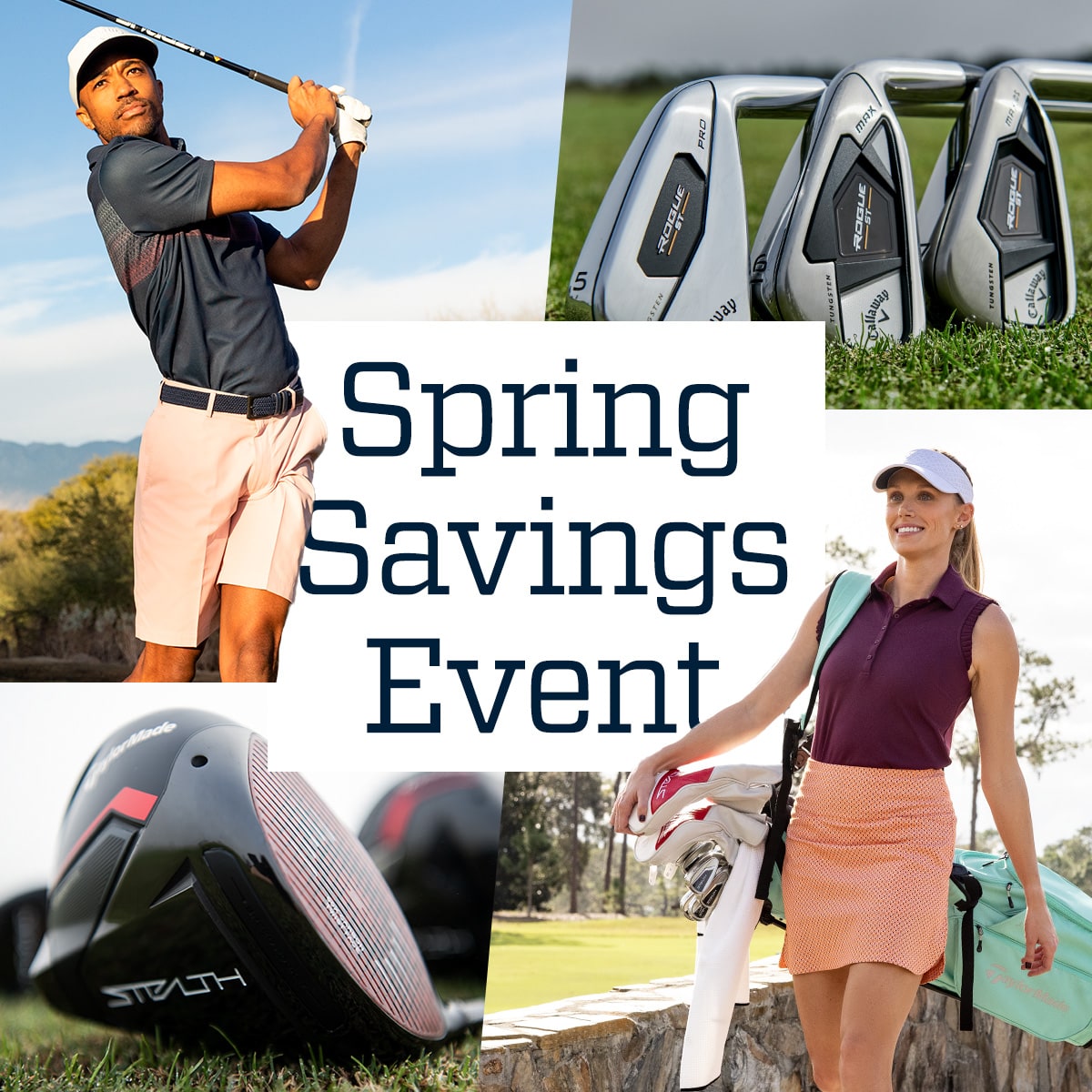 Spring savings event.