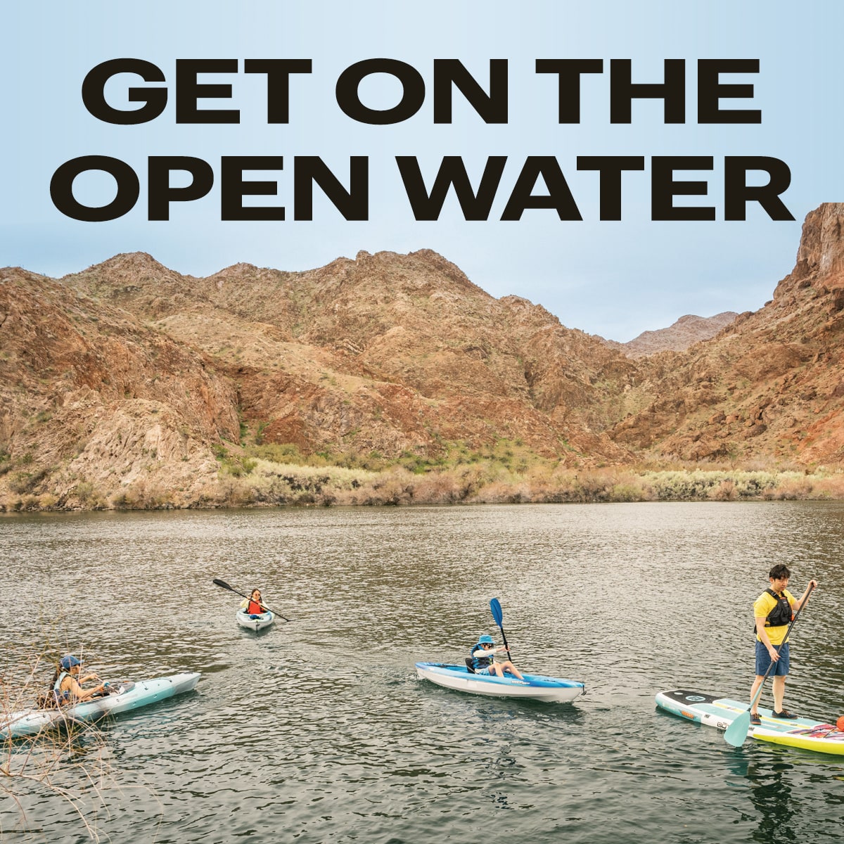 Get on the open water.